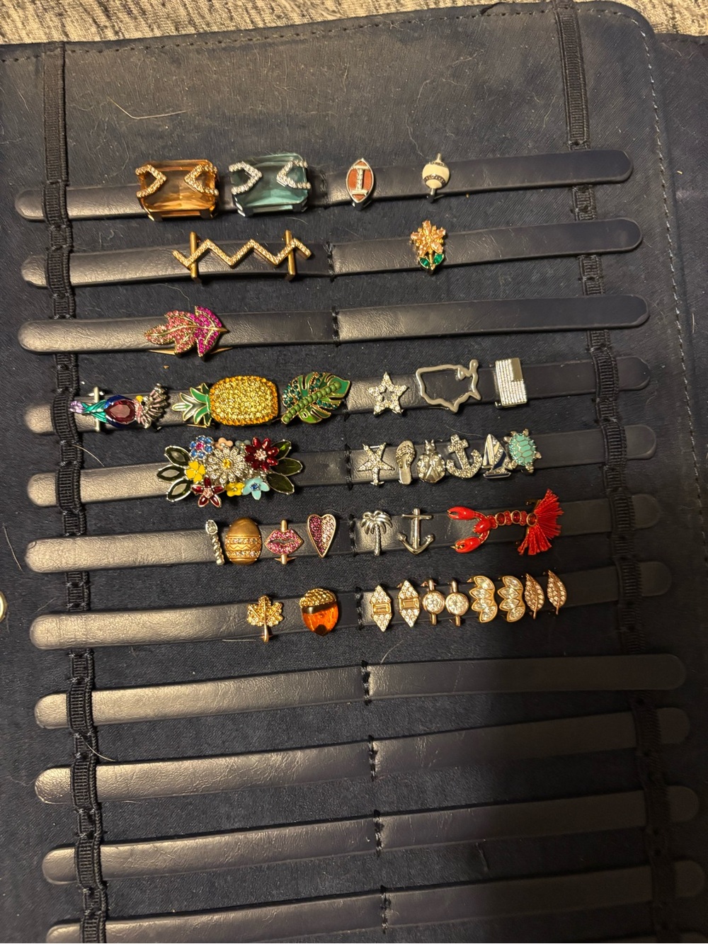 KEEP Collective Multicolor Enamel and Gold-Tone Brooch Charm Set
